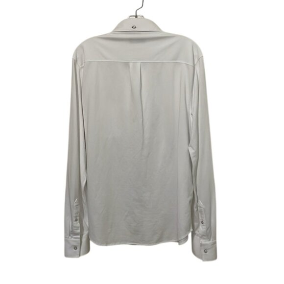 Tommy Bahama San Lucio White Stretch Knit Long Sleeve Shirt Men’s Size Large - Picture 5 of 11